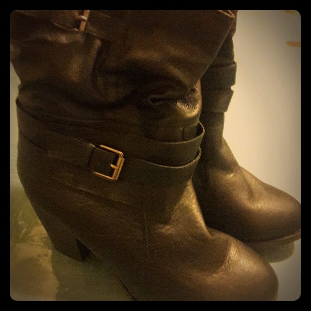 Brand new 3 inch heeled boots